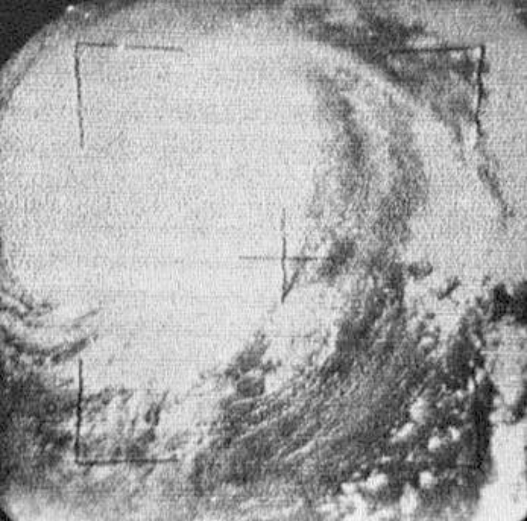 Satellite image of a hurrickan